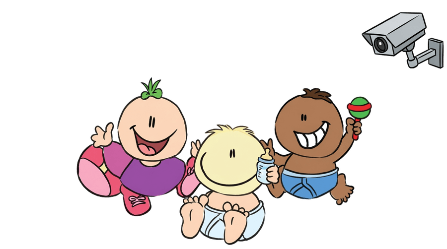 Webcam y cámaras para guarderías y centros infantiles — niños en el aula